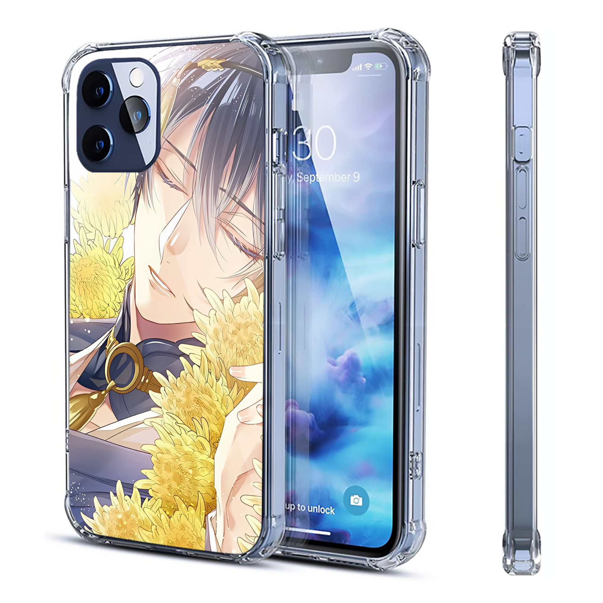 （画像用） 刀剣乱舞 Touken Ranbu 【iPhone 12シリーズ対応】透明スマホケース（クリアソフトケース）